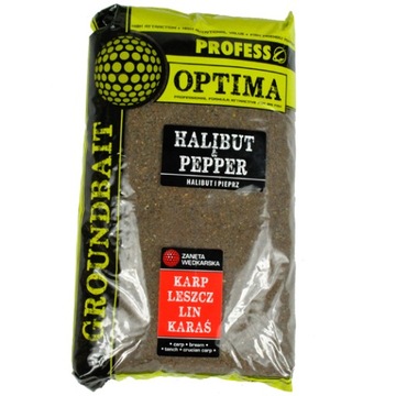 PROFESS OPTIMA прикормка для рыбалки 1кг ПЕРЕЦ ПАЛТУС