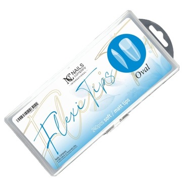 Nails Company Formy Flexi Tips - Oval 240 szt.