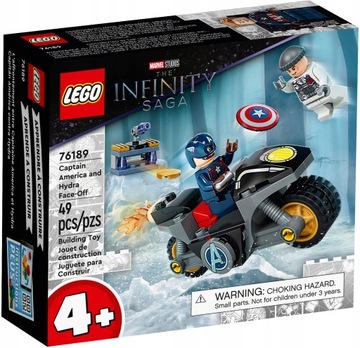 LEGO SUPER HEROES 76189 KAPITAN AMERYKA POJEDYNEK