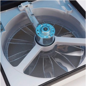 Крышный вентилятор для окна прицепа-кемпера со светодиодным вентилятором 28x28