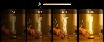 LETOUR Элегантный ночник USB Touch с регулируемой яркостью