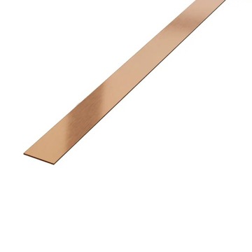 Płaskownik ozdobny stal miedziany mat 28mm/270cm