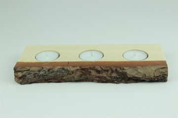 Рождественский подсвечник Live Edge