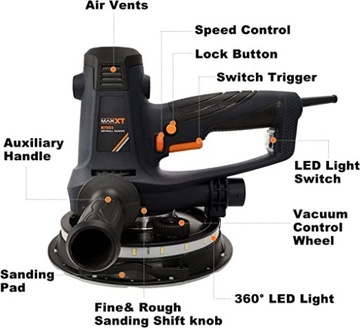 Сетевая шлифовальная машина для гипса Maxxt R7503 810 Вт 230 В
