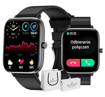 Zegarek Smartwatch 3D EKG PL rozmowy wodoodporny