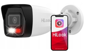 Kamera zewnętrzna IP 4MP POE Smart Hybrid Light HiLook IR + LED Apka