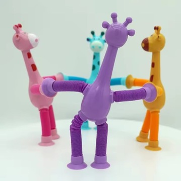 ЖИРАФ С ПРИСОСКАМИ АНТИСТРЕССОВАЯ СТРЕЙЧ-ТРУБКА РАСТЯЖАЕМАЯ С ТРУБКОЙ
