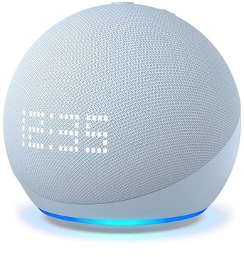 Głośnik Amazon Echo Dot 5 z zegarem Niebieski