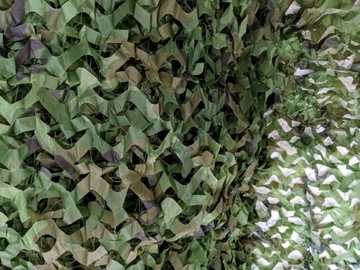 SIATKA MASKUJĄCA 3D GHILLIE wz93 WOODLAND 3x3m