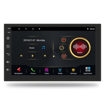 АВТОМОБИЛЬНЫЙ РАДИО LCD 2 DIN USB КАМЕРА GPS ANDROID
