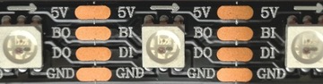 WS2813C TAŚMA LED RGB CYFROWA 60Lm IP20 NEW WS2812