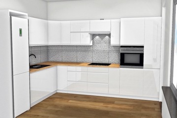 Комплексная 3D-визуализация дизайна кухни