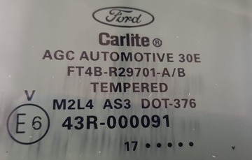ОКНО КУЗОВА ЛЕВОЕ ЗАДНЕЕ FORD EDGE SPORT 17
