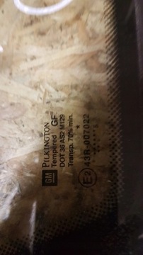 ОКНО КУЗОВА СПРАВА ИЛИ СЛЕВА, ПЕРЕДНЯЯ ЧАСТЬ ZAFIRA A