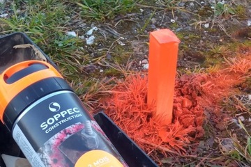 ГЕОДЕЗИЦИОННАЯ КРАСКА SOPPEC FLUO TP БЕЛАЯ