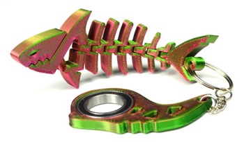 Брелок «Акула» KEYRAMBIT KEYSPINNER karambit - ЗЕЛЕНЫЙ