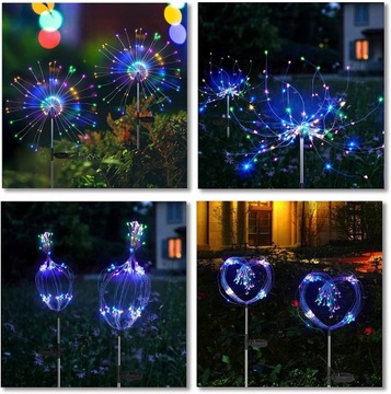 2X СОЛНЕЧНАЯ ЛАМПА ДЛЯ САДА УКРАШЕНИЕ ОДУВШИНКИ 150 LED