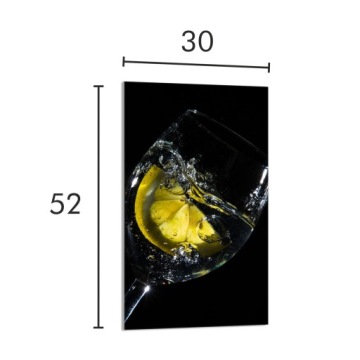 SZKLANA DESKA DO KROJENIA 30x52 Wino
