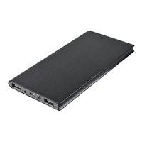 POWER BANK SLIM 2XUSB 20000MAH CZARNY