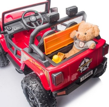 ВНЕДОРОЖНЫЙ ДЖИП С АККУМУЛЯТОРОМ 12В 4x 45ВТ БЕЛЫЙ ПУЛЬТ ДУ