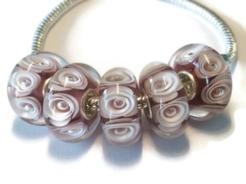 CHARMS ZAWIESZKA KORALIK SZKŁO MURANO BEADS