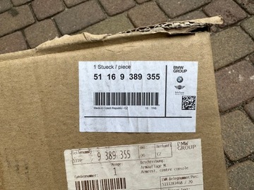 BMW G30 G31 LOKETNÍ OPĚRKA KŮŽE ČERNÁ