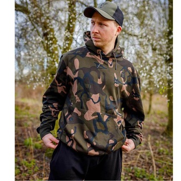 Толстовка с капюшоном для рыбалки Fox Lion Camo, XXL