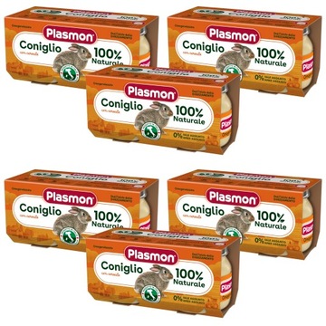 PLASMON Obiadek Królik 2x80g 3 3 gratis