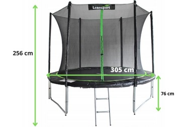 LEAN SPORT PRO 10-футовый батут