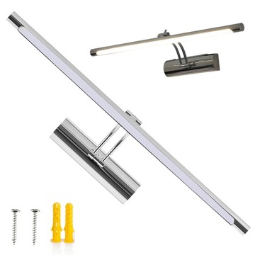 LAMPA LUSTRZANE LED WODOODPORNY KINKIET WEWNĘTRZNA DO ŁAZIENKI10W 55CM