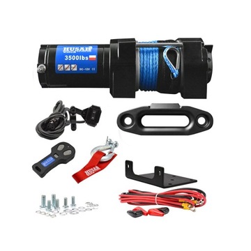 Wyciągarka elektryczna 12v do Quada 3500 lbs lina syntetyczna Husar ATV UTV