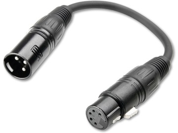 ADAM HALL KABEL DMX ADAPTER DMX XLR 3PIN XLR 5PIN