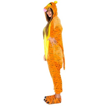 KOSTIUM PIŻAMA KIGURUMI ONESIE DRES PRZEBRANIE TYGRYS ROZMIAR XL