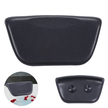 КОЖАНАЯ ПОДУШКА ДЛЯ СПА-ВАННЫ НЕСКОЛЬЗЯЩАЯ ПОДДЕРЖКА ДЛЯ ШЕИ С ПРИСОСКОЙ