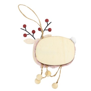 Елочные украшения Деревянные подвески Набор елочных игрушек x6