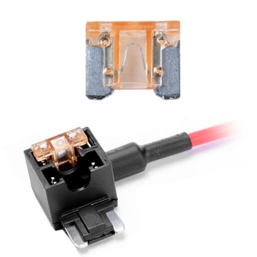 Przejściówka do skrzynki bezpieczników FUSE MINI niski profil + bezpiecznik