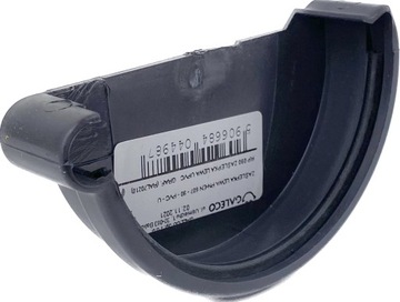 Galeco PVC Grafit 90mm zaślepka lewa