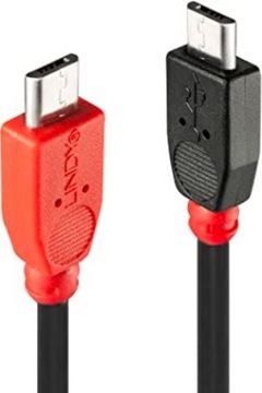 Кабель USB 2.0 OTG Micro-B-Micro-B, 1 м Lindy 31759