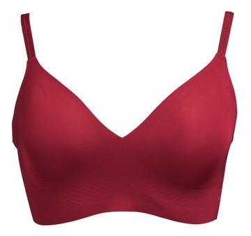 Biustonosz czerwony miękki Sloggi Body Adapt Bralette r. S