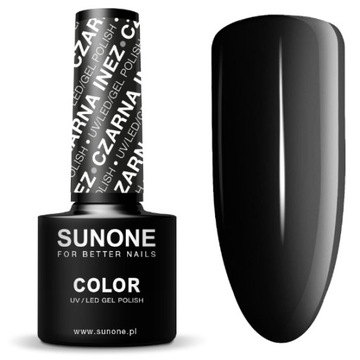 Sunone Lakier Hybrydowy - Czarna Inez 5 ml