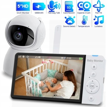 5,0-дюймовая беспроводная видеоняня