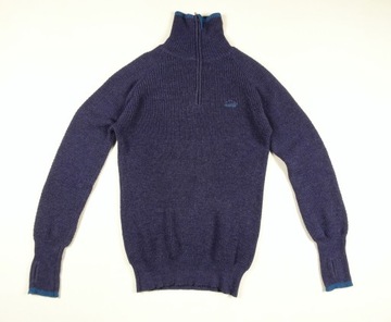 Vikafjell Golf Sweter Gruby Wełna 100% Wool XL