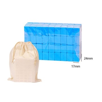 Дорожный набор маджонга для мозговой деятельности, стратегическая игра в кости для детей, мальчиков, 24 мм, синий