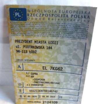 Cupra Formentor Crossover 1.5 TSI 150KM 2024 Cupra Formentor 052024r, Salonowy, 1.5TSI, Uszkodzony prawy przod. Poobija, zdjęcie 23