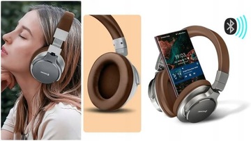 НАКЛОННЫЕ НАУШНИКИ SWISSTEN JUMBO с Bluetooth 5.3 AUX