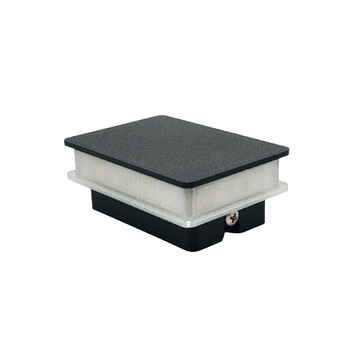 Lampa LED słupka 40x60mm 12v ANTRACYT, słupek ogrodzeniowy, oświetlenie