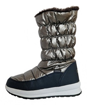 Buty śniegowce damskie Holse WMN Snow CMP 39Q4996 U303 srebrne - 37