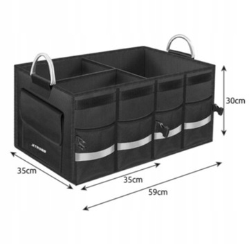 Складной дорожный органайзер в багажник автомобиля, большой, 50 литров