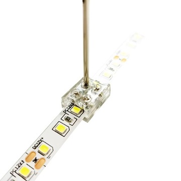 Złączka Szybkozłączka Do Taśmy LED COB 10mm Obustronna Taśma-Taśma Śrubka