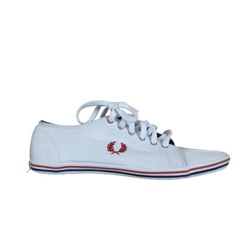 FRED PERRY Buty Trampki Białe Logowane Męskie r.43